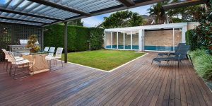 Outdoor wood flooring