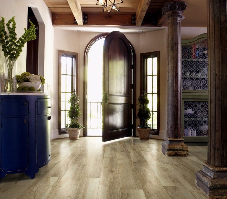 Classic hickory flooring