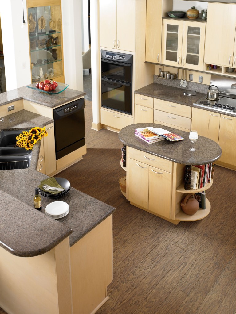 Baden lake hickory flooring in kitchen