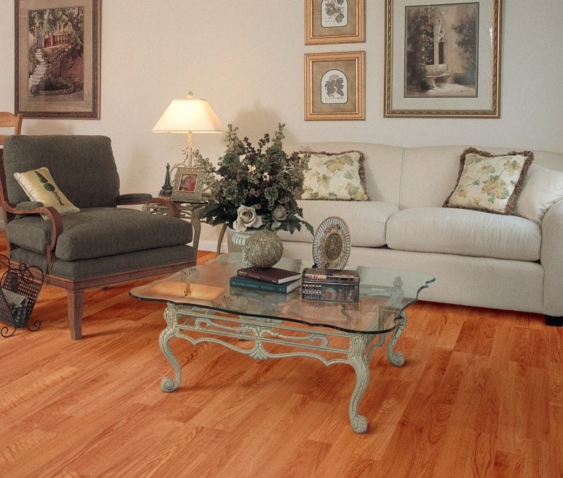 Crater lake oak flooring
