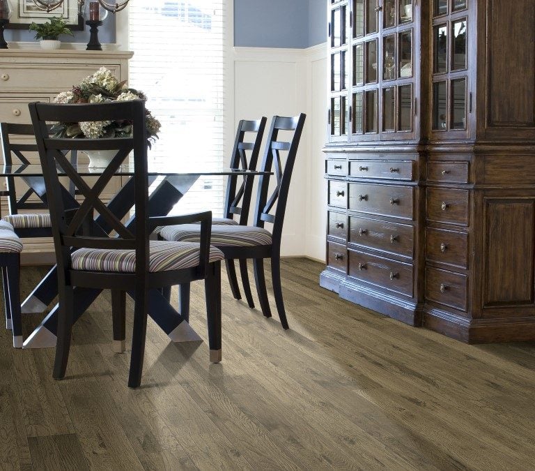 Alamo hickory dining room flooring
