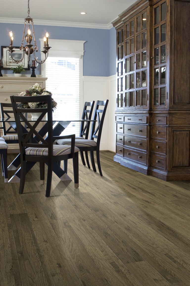Alamo hickory dining room flooring