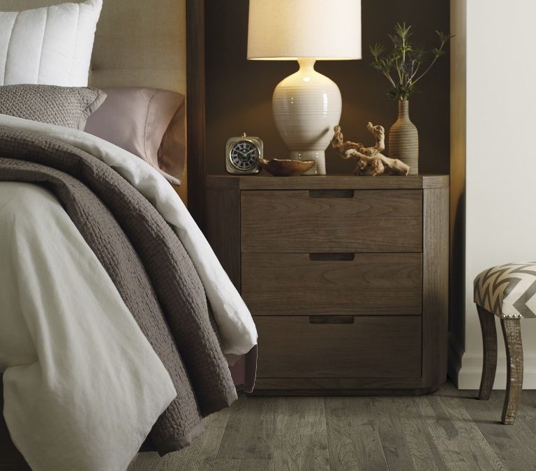 Barrington hickory flooring in bedroom