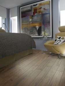 Wood vinyl plank flooring in Aurora, IL